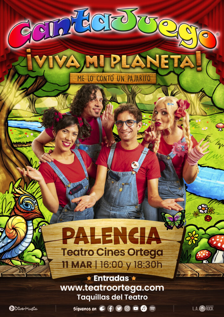Cartel del evento Cantajuegos, ¡Viva mi planeta!