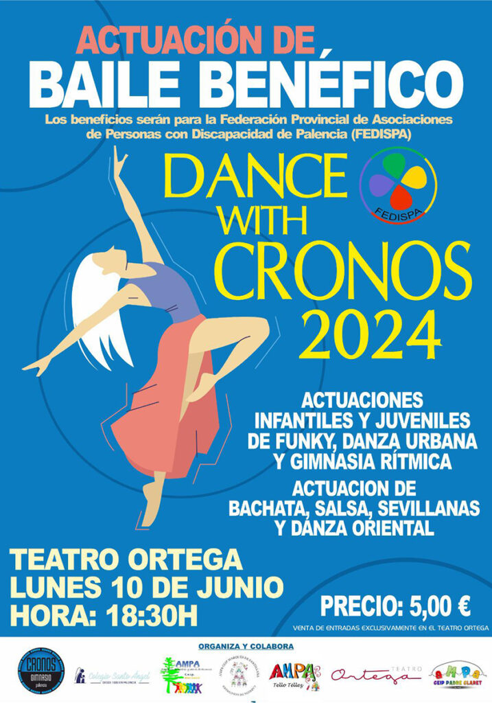 Creatividad del evento Dance with Cronos 2024.