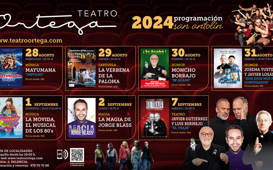 El Teatro Ortega celebrará San Antolín con una oferta cultural para todos los públicos