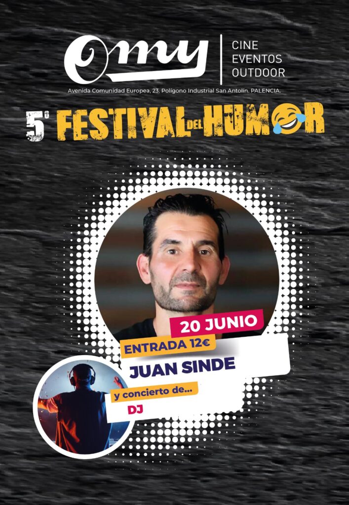 Creatividad del evento monólogo de Juan Sinde.