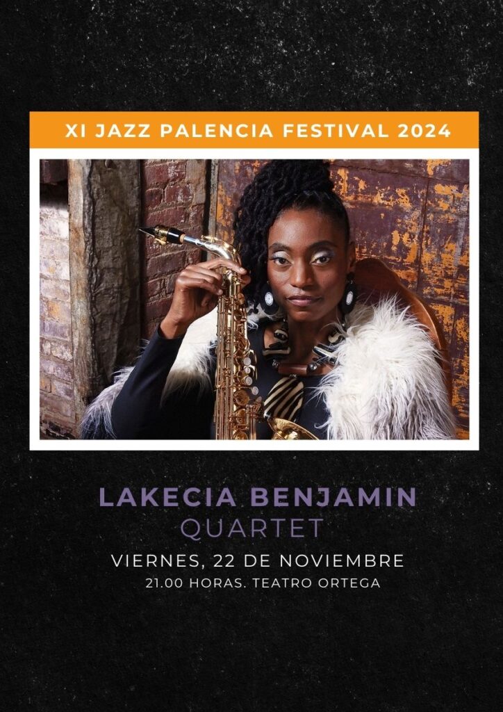 Creatividad del evento Lakecia Benjamin Quartet.