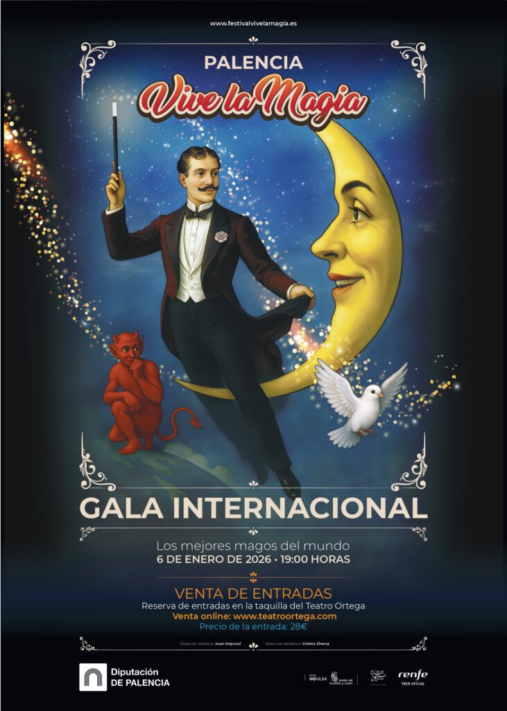 Creatividad del evento Gala internacional de magia.