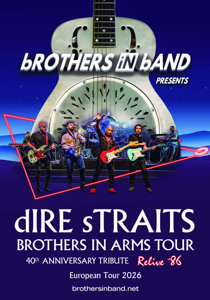 Creatividad del evento dIRE sTRAITS - BROTHERS IN ARMS.