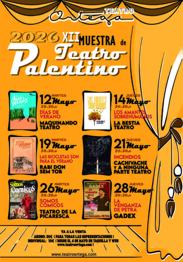 Creatividad para el evento de la Muestra de Teatro Palentino.