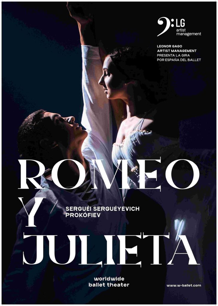 Creatividad del evento Ballet Romeo y Julieta.