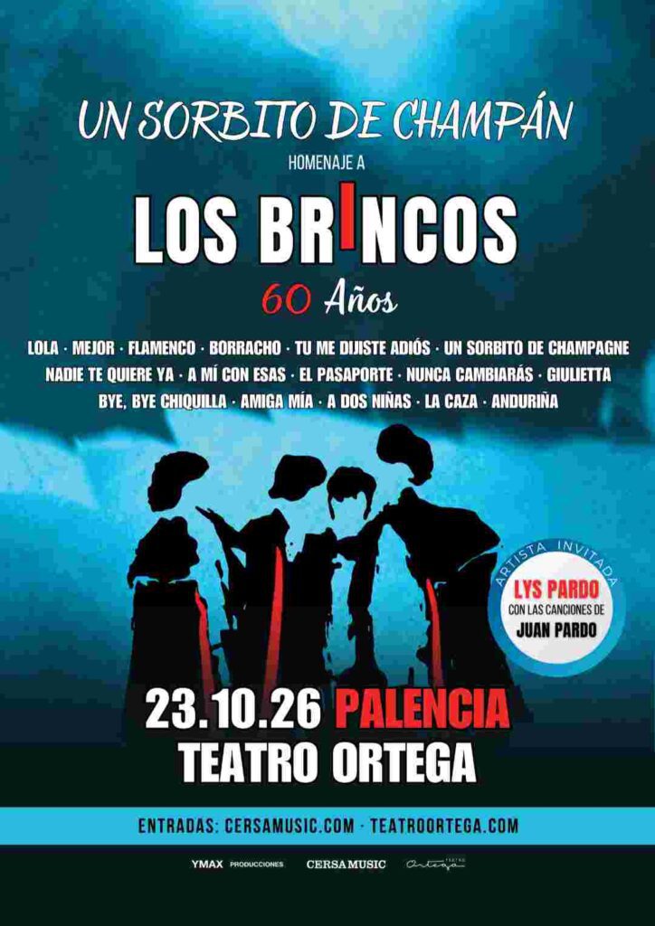 Nuevo cartel para el evento de Los Brincos.