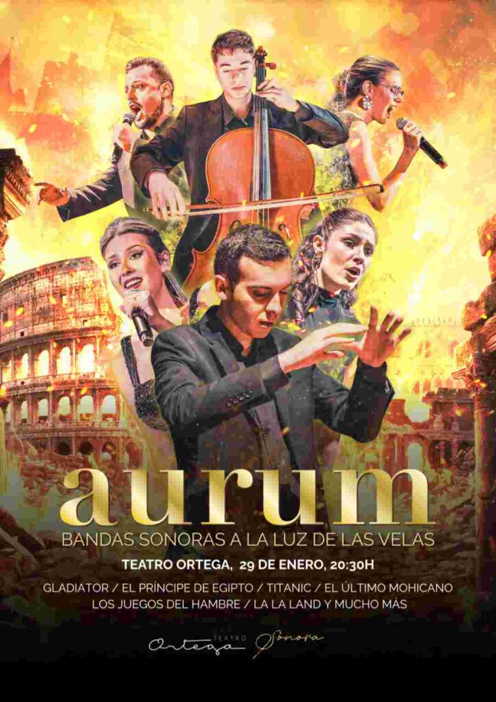 Creatividad del evento AURUM.