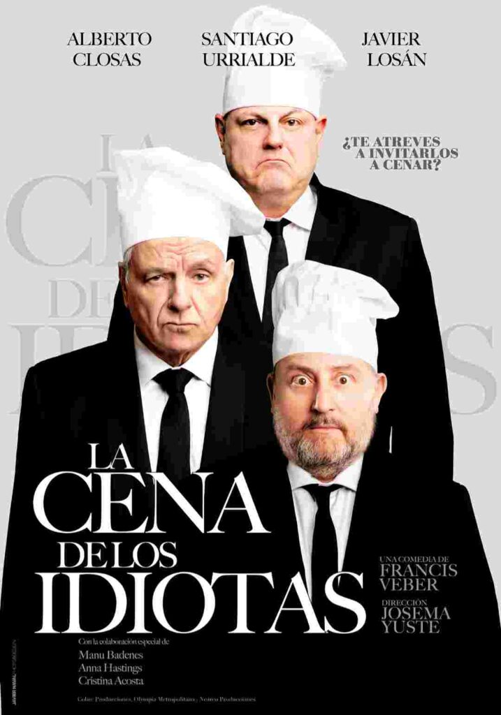 Creatividad del evento La cena de los idiotas.