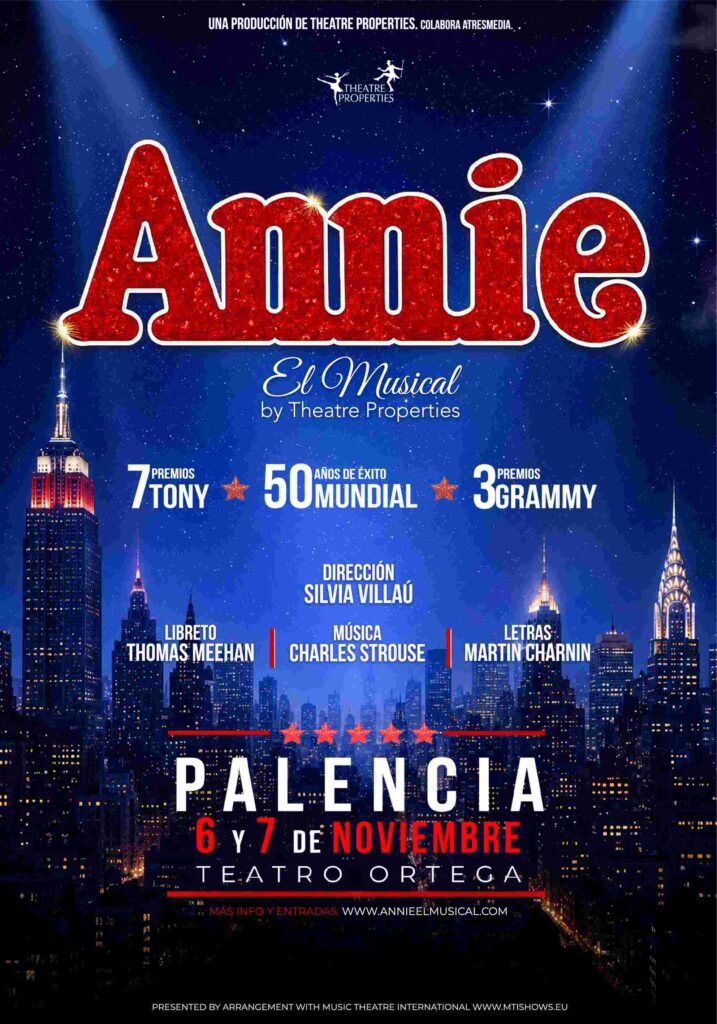 Creatividad del evento Annie, el musical.