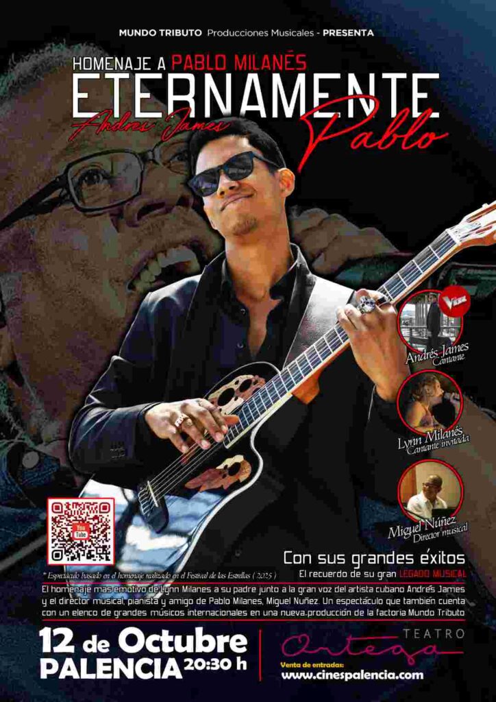 Creatividad del homenaje a Pablo Milanés.