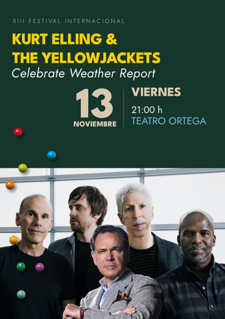 Cartel de Kurt Elling & The Yellowjackets.
